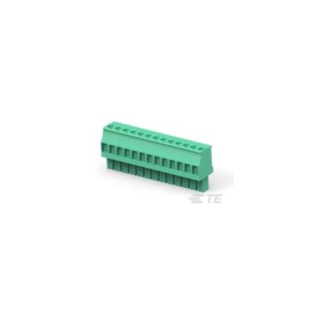 Te Connectivity Str Plug 3.81mm Green LH 13 posn 1-1986375-3